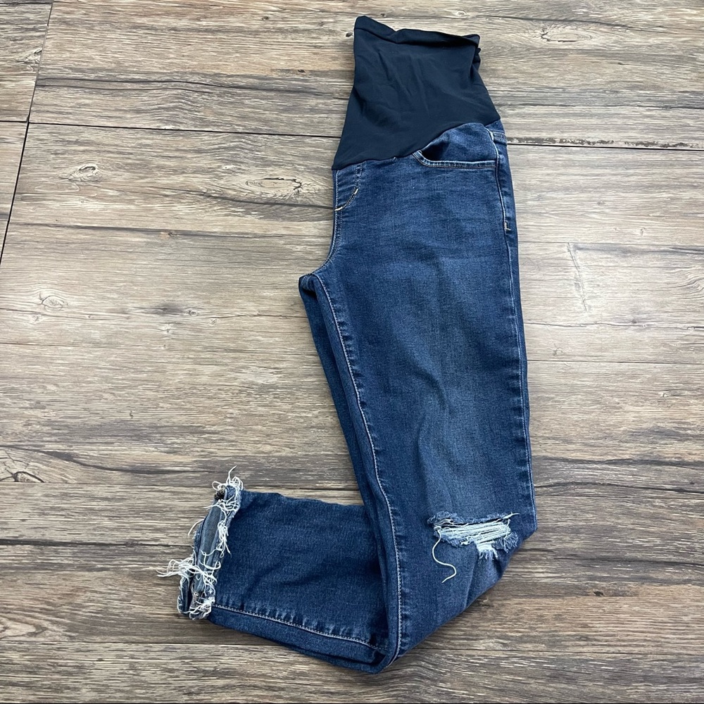 Joes Jeans Maternity Flawless The Charlie High Rise Skinny Crop Womens Sz 28